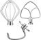 Gdrtwwh Accessorio per mixer KitchenAid con testa inclinabile da 4,5-5 qt. (frusta+gancio per impasto+frusta piatta)