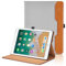 Coque pour iPad 9.7 Pouces 6ème Gén 2018 / iPad 5ème Gén 2017 / iPad Air 2 / iPad Air PU Cuir Cover Tablette Housse de Protection Auto Réveil/Sommeil, Multi-Angle Étui avec Poche - Gris