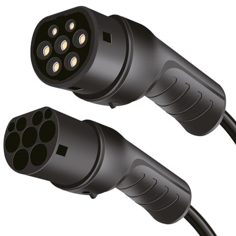 LogiLink E-Auto-Ladekabel, Typ 2, 3-phasig, 32 A, 22 kW, mit Tasche, 2,5 m