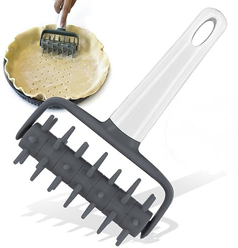 Pizza Dough Docker Roller - Bubble and Blistering Killer Time-Saver for Home Kitchen Pizza Making - Docking Tool Accessory