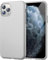 JETech Silicone Case for iPhone 11 Pro Max 6.5-Inch, Silky-Soft Touch Full-Body Protective Phone Case, Shockproof Cover with Microfiber Lining (Light Grey)