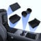 LANTU Accessories 4 Pcs Model Y 2021-2024 und Tesla Model 3 2021-2023 Centre Console Organiser, Armrest Storage Box, Armrest Hidden Storage Box and Centre Console Drink Holder, Tesla Accessories
