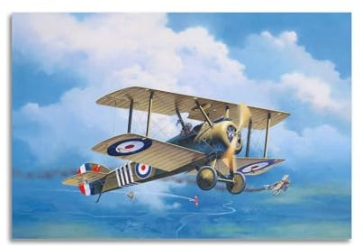 HAYKO Wwii Militärposter Raf F.L Kamelkämpfer Flugzeug Poster Dekorative Malerei Leinwand Wandposter und Kunstdruck, modernes Familienschlafzimmer-Dekor-Poster, 50 x 75 cm