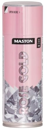 Maston Spray Paint Metallic Gloss Rose Gold 400ml