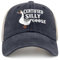 Lustiger Gänsehut, alberne Gans auf der lockeren Trucker-Mütze, Damen, Vintage-Mesh-Kappe für den Sommer, Marineblau, Größe 23, Einheitsgr��e