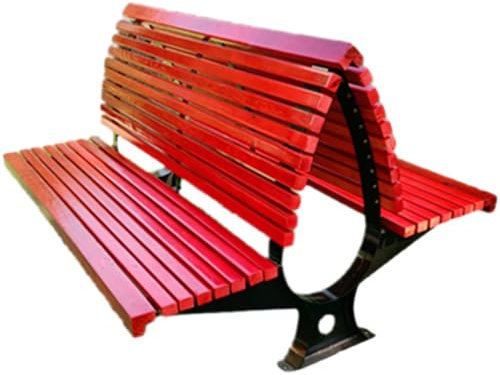 GAMAK Gartenbank Wetterfest Sale, Gartenbank Metall Modern, Parkbank Holz - Gartenmöbel, Outdoor Bank für 5-6 Sitzer für Terrasse, Balkon und Garten Parkbank