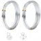 2 Rollos Alambre de Aluminio 0.8 mm*10m, Alambre para Joyeria, Flexible y Moldeable Alambre, para Manualidades Fabricación de Joyas, Modelado de Floristería de Jardín