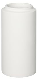 blomus Zahnputzbecher CRETO | Farbe Lily White | Ø7 x 13,5H cm | Zahnbürstenhalter aus Beton | Rutschfester Zahnputzbecher in Weiß