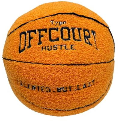 Whrcy Basketball Kissen, Soft Ballkissen Für Schlafzimmerdekoration, Basketball Pillow, Plüsch Basketball Spielzeug, Weihnachten Geburtstagswahl Für Jun gen Mädchen,9.8Inch/25cm