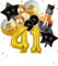 Anlgdi Folienballon Whiskey Deko, Luftballon 41. Geburtstag Deko Mann, Geburtstagsdeko 41 Jahre Manner Frauen, Helium Ballon Whiskey Bierglas Happy Birthday Deko für 41. Geburtstag Manner Party Deko