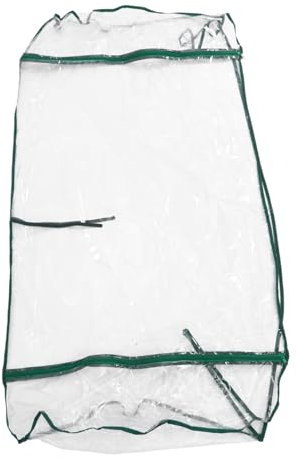 TOBBOMEY Petite Serre Extérieur Portable Serre Escamotable Transparente pour Jardin Housse De Résistante Aux Intempéries