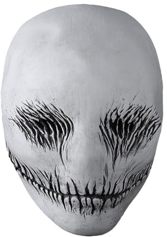 Gruselige Herren Halloween Masken, Gruselige Vollkopf-Schädelmaske, Realistische Horror-Gespenster-Kopfbedeckung, Cosplay Kopfbedeckung | Weiche Und Komfortable Herren-Kopfbedeckung