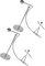 BESTonZON 2st Balance-surfstatue Mini-Becher Balancierendes Tumbler-Spielzeug Physik-ausgleichendes Surf-männer- Drehbecher Physik-Balancing-männer- Silver Rostfreier Stahl