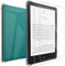 Funda para Kindle Paperwhite (12.ª generación 2024) y Kindle Colorsoft Signature Edition 2024 7 Pulgadas + Cristal Templado, Carcasa TPU Transparente Flexible Anti-arañazos con Esquinas Reforzadas