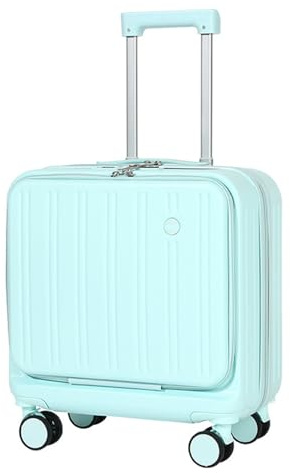 VHVYWY Ensemble de Bagages Intelligents de 18 Pouces avec Porte-Gobelet et Port USB, Bagage Rigide avec roulettes Pivotantes Extensibles et Serrure TSA pour Affaires/Voyages 05