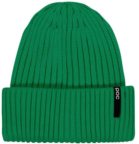 POC Beanie – warme Merino-Acryl Mütze mit 2x2-Rippenstrick & breitem Umschlag