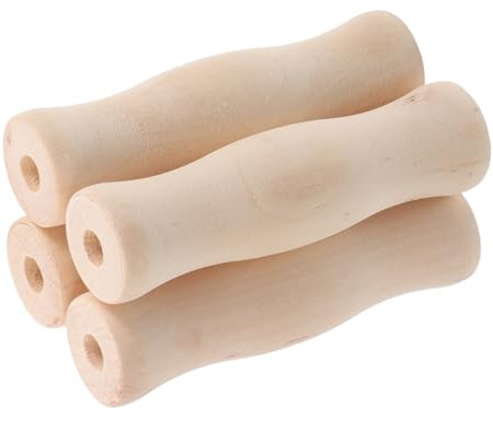 Artibetter 4Piezas Utensilios de Barbacoa con Mango de Madera Antideslizante y Accesorios de Cocina para Parrilla y Camping Herramientas de Cocina Versátiles