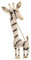 Veemoon Broche Girafe Perles Accessoire Animalier pour Costumes et Vêtements Élégants