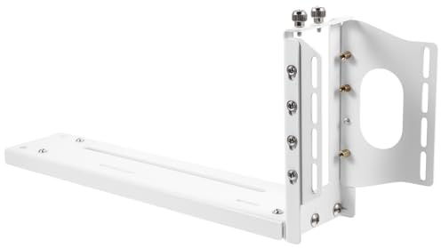 Vertikale GPU Halterung für Grafikkarten PCIe 90-Grad Winkel Weiß | Verzinktes Blech, Vertikale Montage im Computergehäuse, Geeignet für Große Gehäuse mit Mindestens Fünf PCIe Steckplätzen