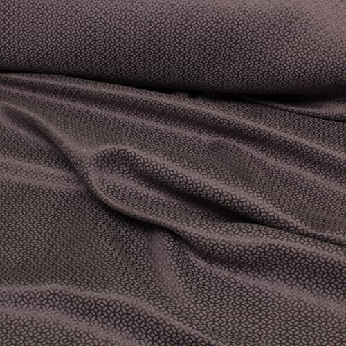 Hans-Textil-Shop Thermostoff Meterware Grau – 140 cm Breite, isolierender Stoff gegen Hitze & Kälte, 280 g/m², Baumwolle Polyester, Möbelstoff, Vorhangstoff, Polsterstoff