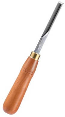 GZHJY 10'' Corner Chisel, 90 Degree Square Mortise Chisel, 40cr Blade with Beech Wood Handle for Cutting Square Mortise and Wood Carving