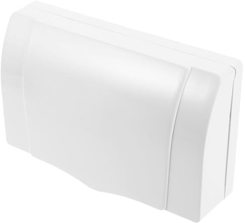 Baluue Bathroom Socket Cover Large Transparent Outlet Protector Wall Receptacle Box for Home Use