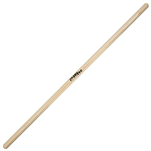 Sport-Tec Turnstab aus Holz, Gymnastik Stab, Trainingsstab, Ø 2,4cm, Natur,lackiert