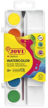 Jovi- Acuarela, Multicolor, 6 unidad (paquete de 1) (800 6)