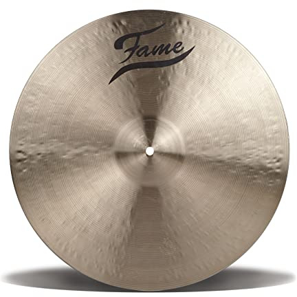 Fame Masters, B20 Crash 18 Zoll Becken, Handgehämmert in der Türkei, B20 Bronze, Traditional Finish, Medium Stärke, Ausgewogener Warmer Sound