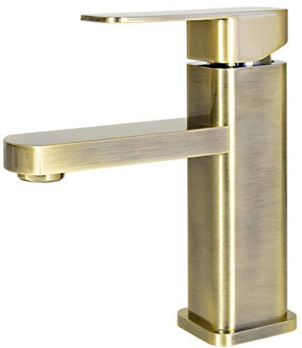 Design Retro Waschbecken Einhebel Armatur in Bronze von Sanlingo