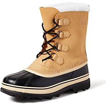 Sorel Caribou, Stivali da Neve Impermeabili Uomo, Marrone (Buff), 47 EU