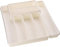 Rotho Domino Cubertero con 7 compartimentos, Plástico (PP) sin BPA, blanco, (39.7 x 34.1 x 5.1 cm)