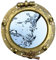 GRAZDesign Wandtattoo Badezimmer Bullauge Unterwasser | Wandsticker Wandaufkleber Bad, Tür, Fliesenaufkleber Klebefolie Waschmaschine Fliesen | maritime Deko - 43x40cm