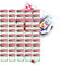 MamboCat - Lot de 50 bocaux en verre incassable - Contenance de 125 ml - Couvercle To66 à carreaux rouges et blancs - Idéals pour confiture Livre de recettes de Diamant-Zucker inclus (français non garanti).