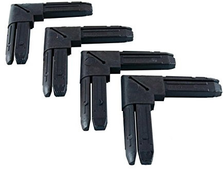 empasa 4x Eckverbinder für Fliegengitter Insektenschutz Fenster Alurahmen