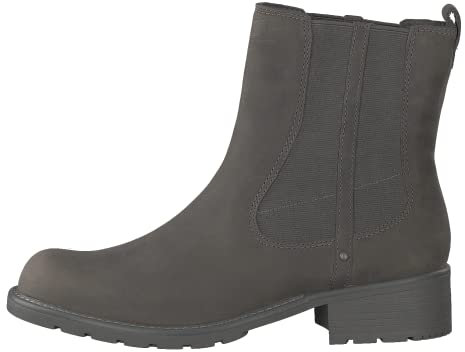 Clarks Damen Orinoco Club Biker Boots, Grau (Dark Grey Nubuck Dark Grey Nubuck)