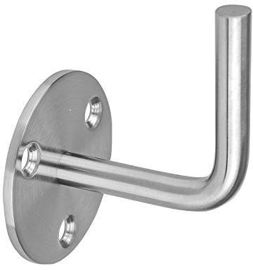 Cosch Edelstahl Handlaufträger zum Anschweißen ohne Gewinde 70 mm - Handlaufhalter Handlauf Wandhalter