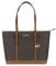 MICHAEL KORS Damen Jet Set Travel Sling Bag, Braun