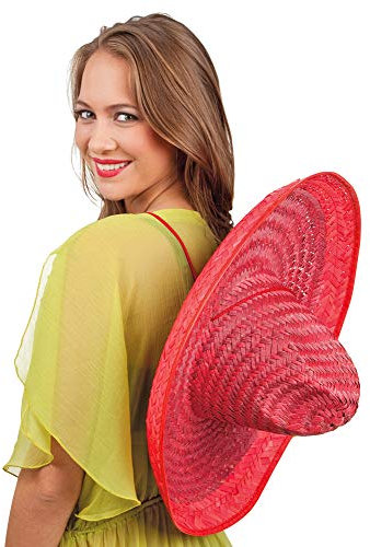 Das Kostümland Sombrero Santiago rot 50 cm