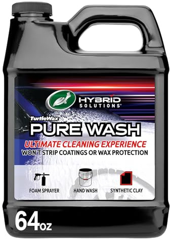 Turtle Wax Pure Wash Foaming pH Neutral Car Soap, 64 oz. (Pack of 1)