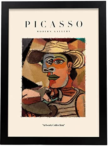 Nacnic Picasso Sammlungsplakat 33. Illustrationen im Surrealismus- und Kubismus-Kunstausstellungsstil für die Innendekoration. A3, ungerahmt.