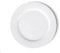 Zuvo Lot d'assiettes plates en porcelaine blanche de 15,2 à 26,7 cm – Passe au lave-vaisselle et au micro-ondes