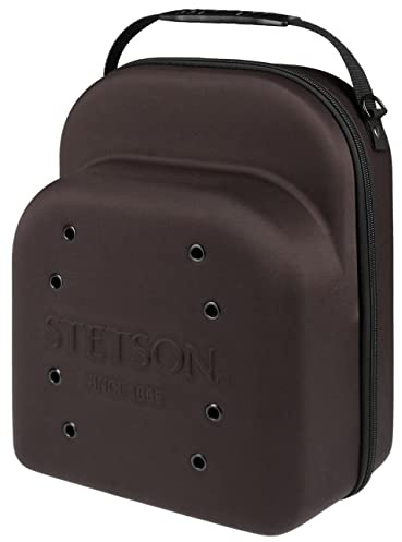 Stetson Cap Carrier Transporttasche Schutz Aufbewahrung Reise-Accessoire Unisex Ganzjährig braun One Size