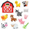 PEPOYO AI Nähset Kinder 8 Stück Bastelset,Bauernhoftier Anfänger Nähpaket DIY Art Craft Geschenk,Kinder für Jungen Mädchen Pädagogische Kreativsets Nähen Bastelset