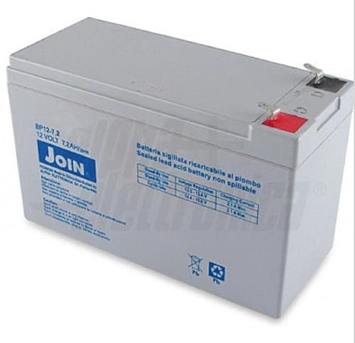 ALPHA ELETTRONICA BATTERIA A PIOMBO AGM 12V 7.2AH FAST.PER UPS BP12-7.2