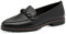 Tamaris Damen Slipper, Frauen Slip On,TOUCHit-Fußbett,College Schuhe,Businessschuhe,Anzugschuhe,elegant,Office,büro,Black Leather,36 EU
