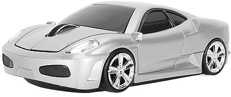 Topiky Automaus Kabellose Sportwagen Maus, 1600 DPI LED Scheinwerfer Büromaus mit 2,4 G USB Empfänger für Laptop Desktop Computer für 7 8 10 für Linux für OS X