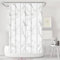 LUKDUNG Rideau de bain anti-moisissure - 180 x 180 cm - En tissu imperméable et lavable - En PEVA - Avec 12 anneaux de rideau de douche