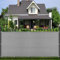 Toldo Vela de Sombra 200 x 200 cm Transpirable Toldo de Vela Parasol Lona Permeable Al Agua con Cuerda Libre para Patio, Plantas Flores, Balcón, Gris Claro