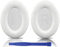 SOULWIT Lambskin Earpads Replacement for Bose QuietComfort 45 (QC45)/QuietComfort SE (QC SE)/New Quiet Comfort Wireless Over-Ear Headphones, Ear Pads Cushions with High Density Foam - Brilliant White